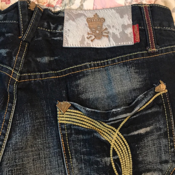 Men’s nwot Stash House jeans designer embellished - Picture 1 of 8